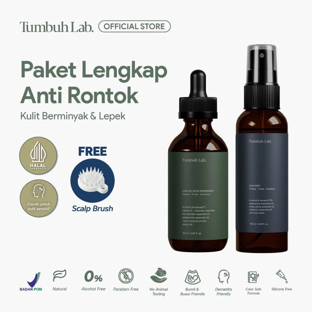 BUNDLING TUMBUHLAB HAIR OIL DAN HAIR MIST