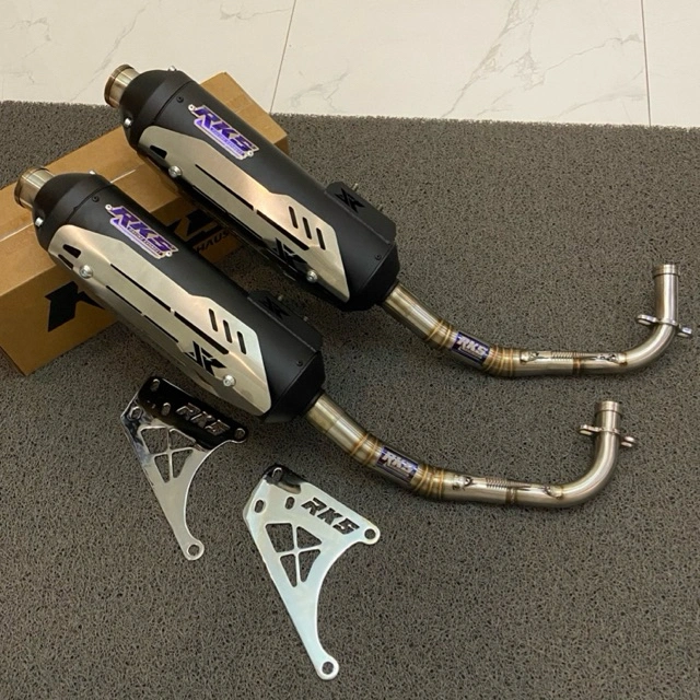 KNALPOT RKS STANDAR RACING • TYPE RS-01 • BLACK SERIES • ORIGINAL RKS RACING MIO SPORTY SMILE SOUL FINO
