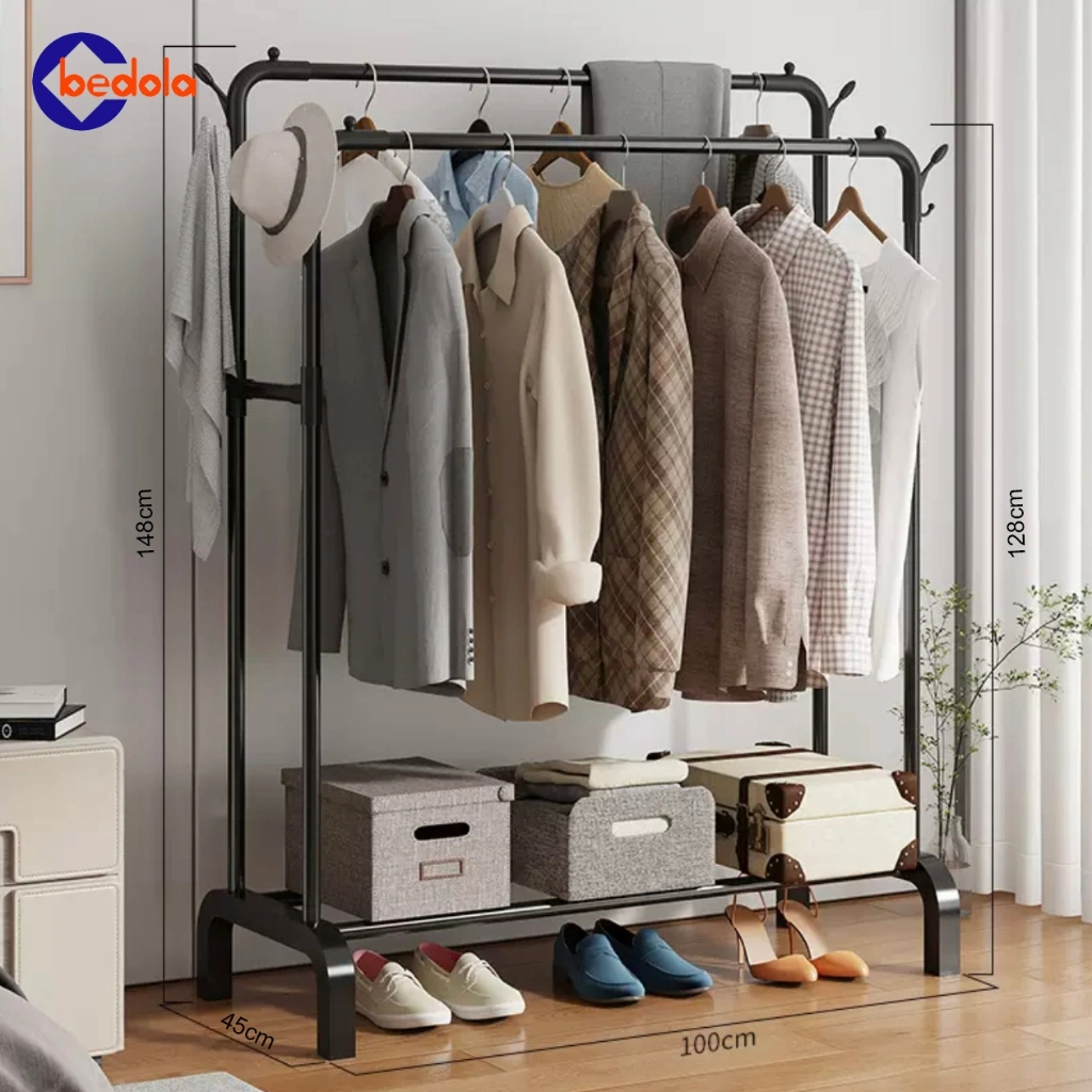 Stand hanger gantungan baju rak baju serbaguna tempat gantung baju berdiri hanger gawang jemuran baju