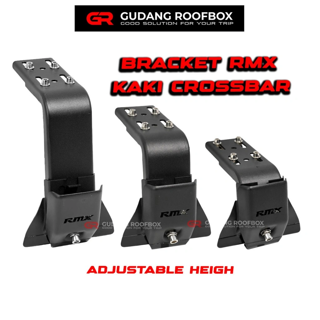 Bracket Breket Kaki Crossbar Roof Rack Universal Model Jepit Talang Air RMX