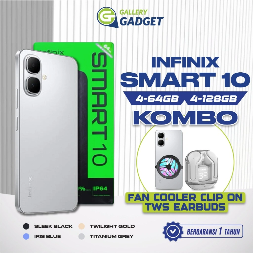 Infinix Smart 10 4/64 4/128 GB 4GB 64GB 128GB Smartphone