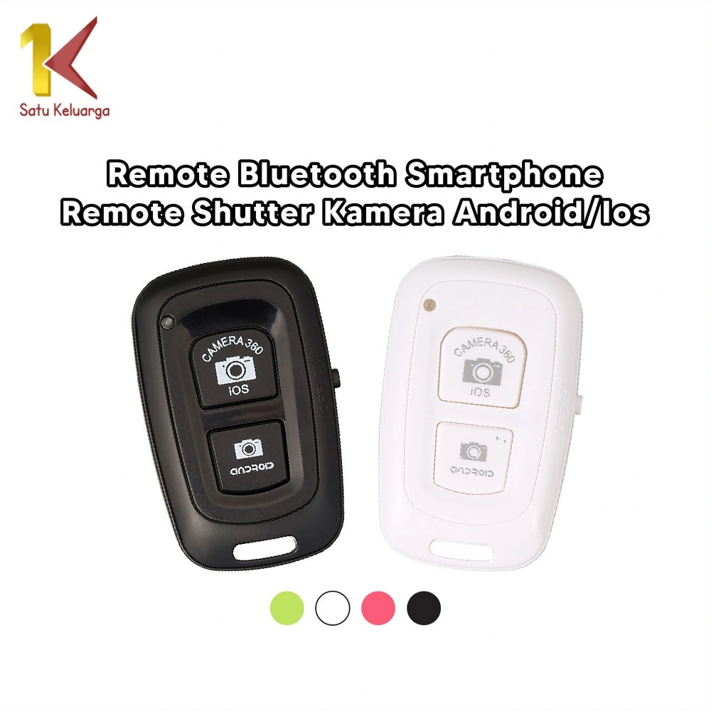 Satu Keluarga Remote Bluetooth Smartphone C570 Selfie Camera Remote Control Bluetooth Wireless Shutter Kamera Android Ios / Remote Selfie Shutter