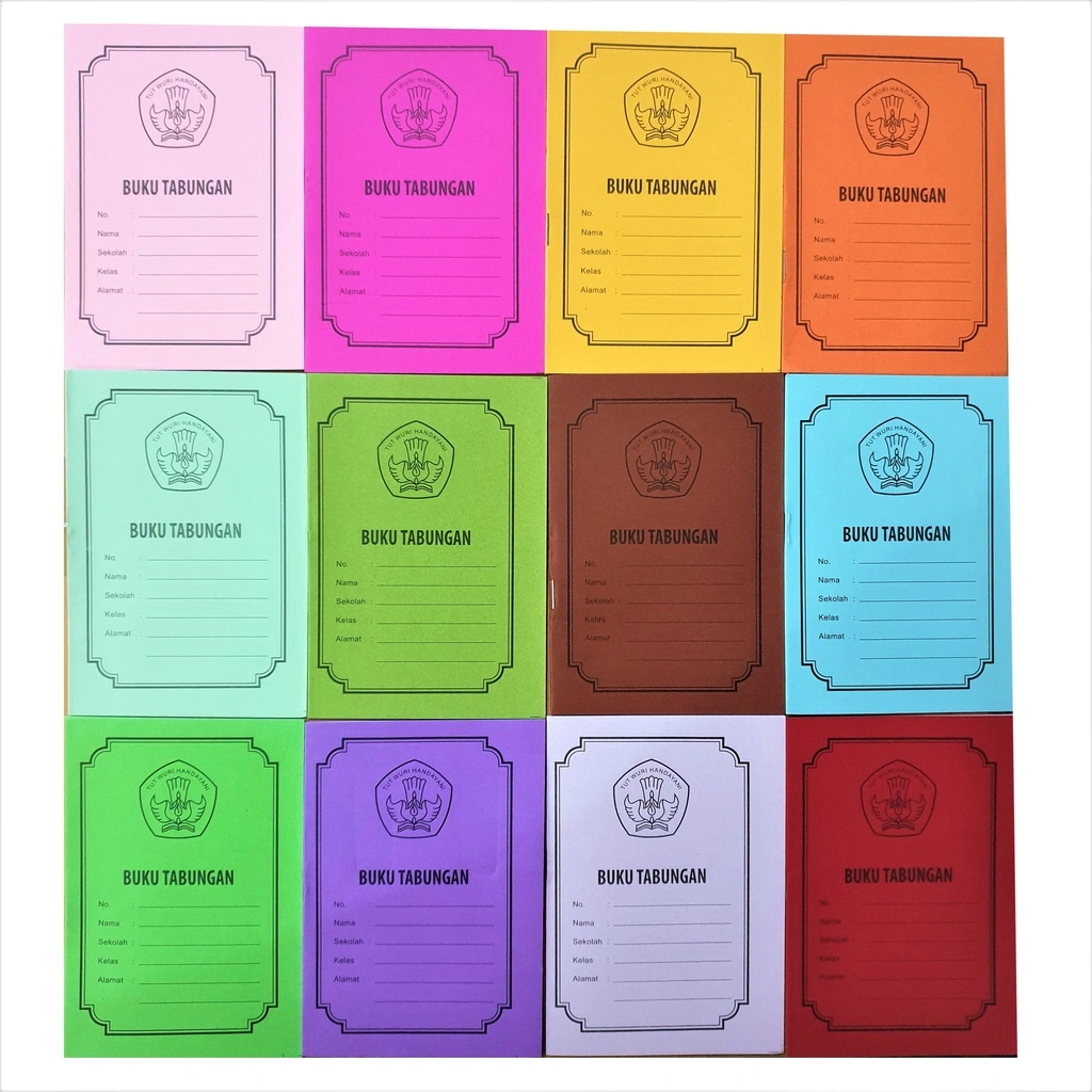(ISI 25)Buku Tabungan/Keuangan/Menabung Murah Sekolah Pancasila 12 Halaman Warna Campur Murah