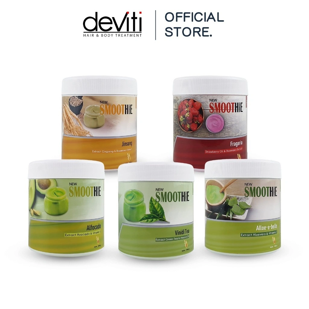 deviti Smoothie Creambath 1000 Gram Perawatan Rambut Hair Care BPOM All Varian