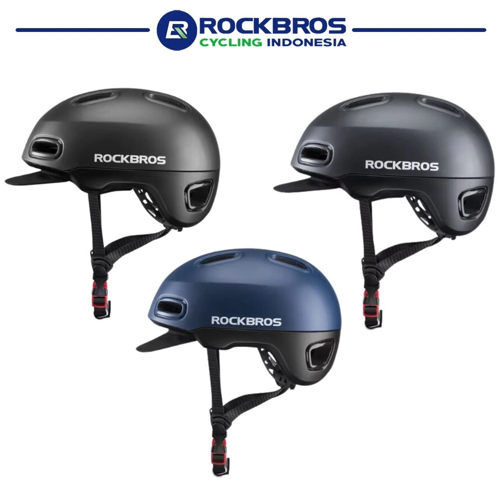 ROCKBROS WT09 Helm Sepeda Ringan Tahan Goncangan EPS Ultralight Bicycle Helmet Adjustable Outdoor