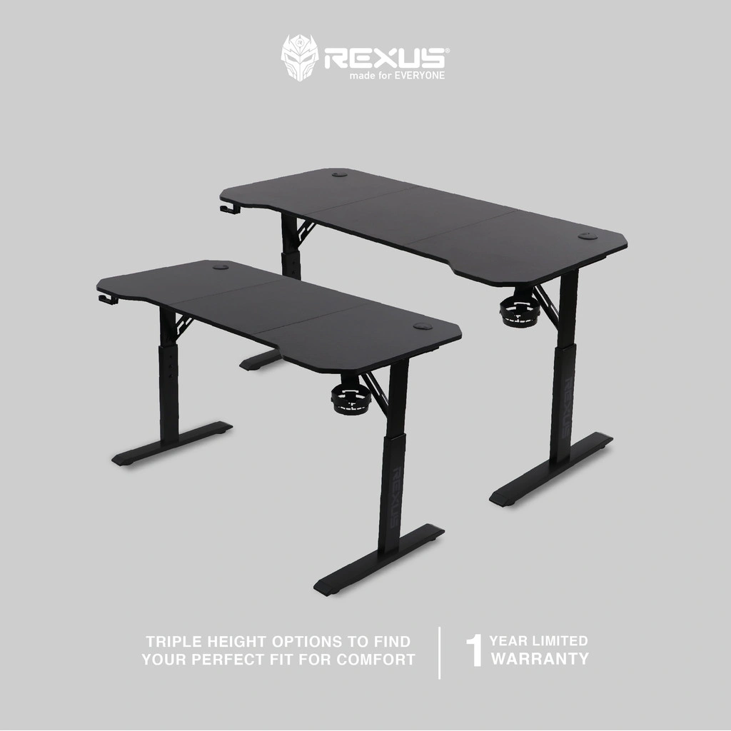 Rexus Adjustable Gaming Desk Fort RXD-121 & RXD-141