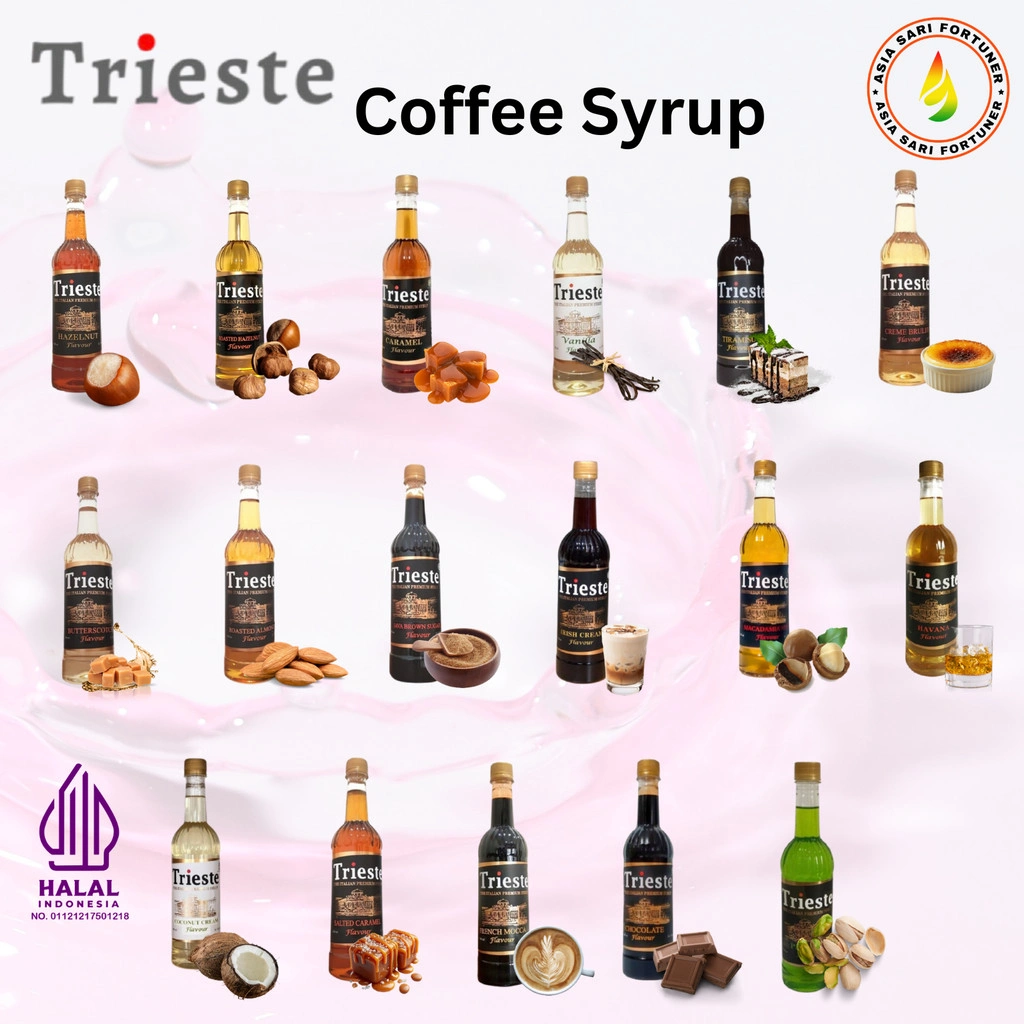 TRIESTE Italian Premium Syrup Varian COFFEE SYRUP 650ml