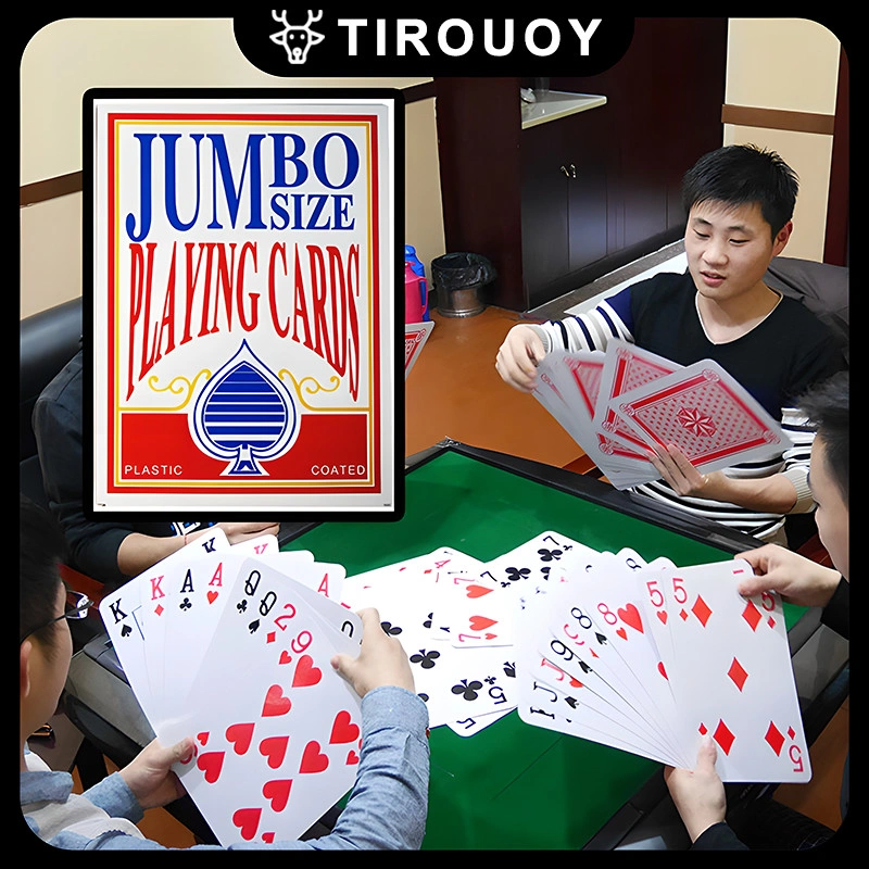 54 Lembar 28x20CM Kartu Poker Jumbo / Kartu Remi Unik / Permainan Ide Pernikahan Yang Menyenangkan / Kartu Poker Gede / Jumbo Playing Card
