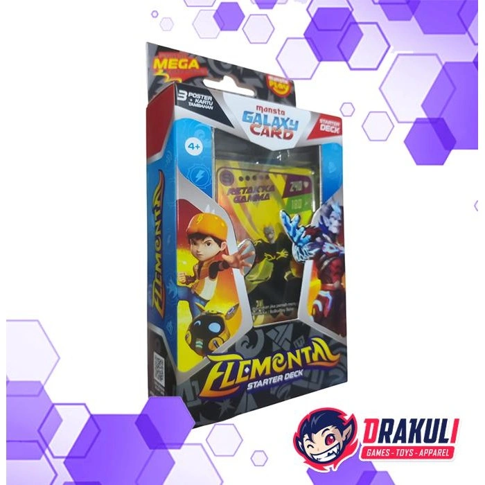 TCG Boboiboy Monsta Galaxy Card Game Starter Deck Elemental (Bahasa Indonesia)