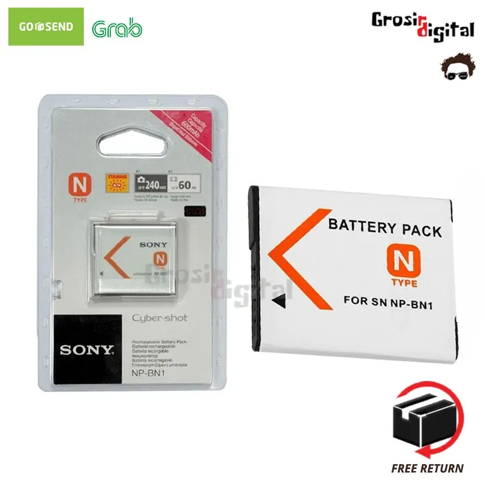 Baterai Sony NP-BN1 For Sony DSC-W310, W320, W330, T99, TX5