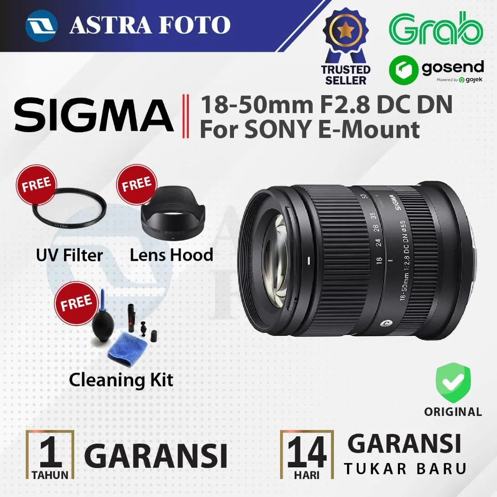 Sigma 18-50mm F2.8 DC DN For Sony E-Mount Lensa Kamera