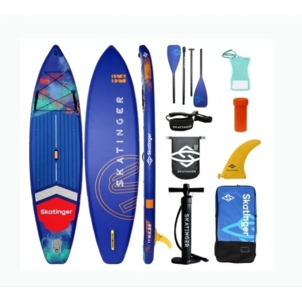Stand Up Paddle Board Papan Dayung Inflatable Kualitas Terbaik Merk Skatinger Ready Stocks