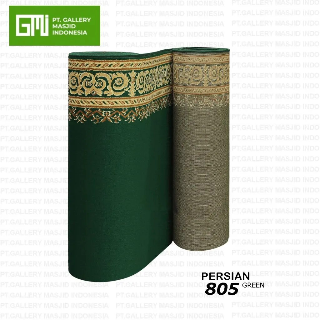 PT. GMI - Karpet Masjid Meteran PERSIAN MOSQUE Sajadah Mushola Tebal ±12mm - MTR
