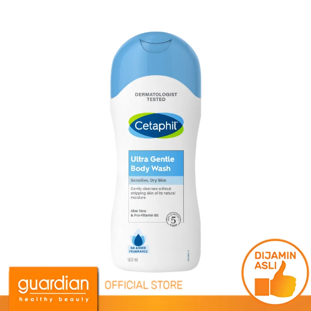 CETAPHIL Ultra Gentle Body Wash 500ml Sabun Mandi untuk Perawatan Tubuh Cocok Untuk Segala Jenis Kulit