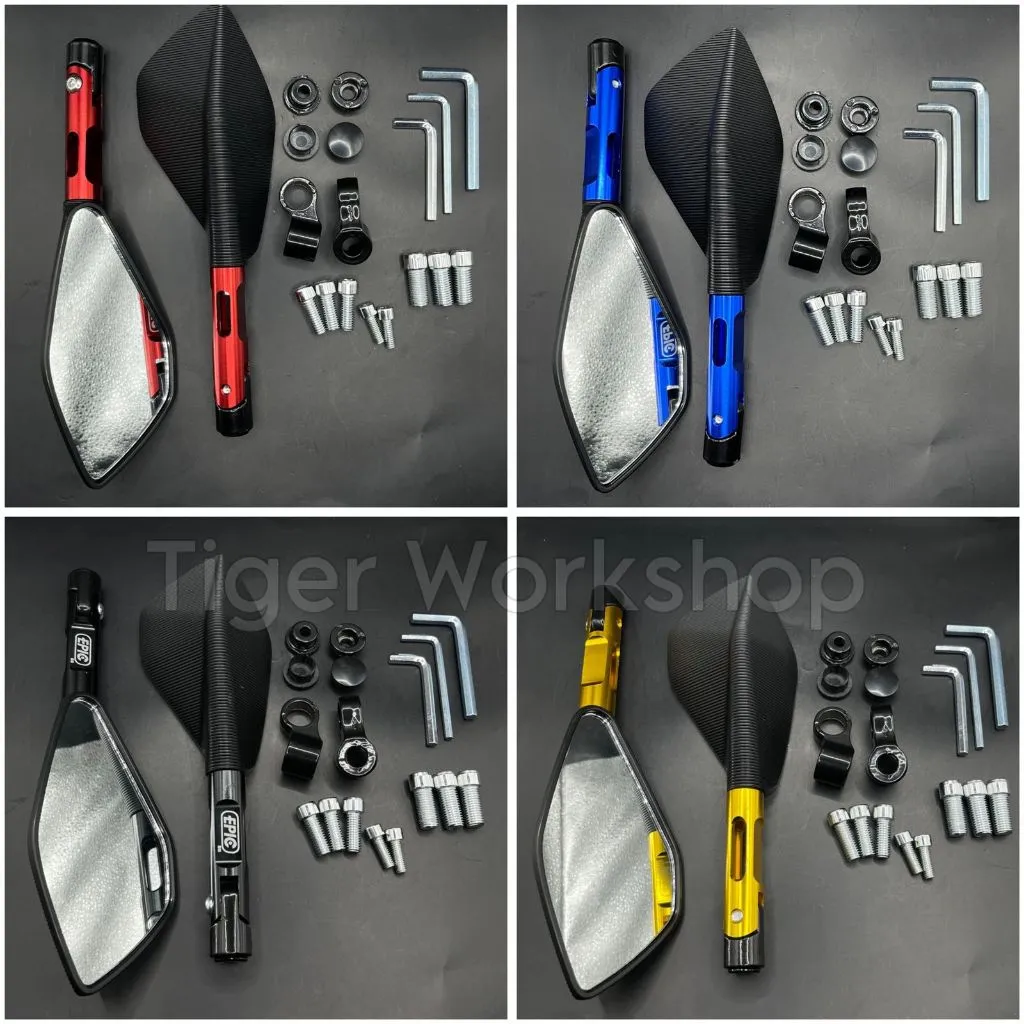 SPION MOTOR TOMOK V2 V5 JUMBO UNIVERSAL FULL CNC MODEL BISA UNTUK SEMUA JENIS MOTOR