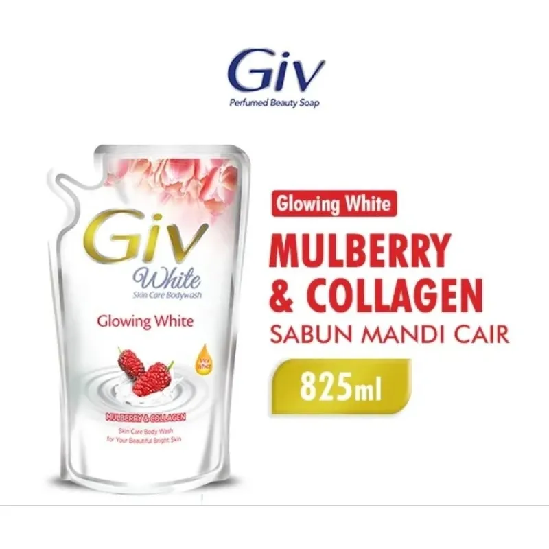 Giv White body wahs Mulberry Pouch 825ML