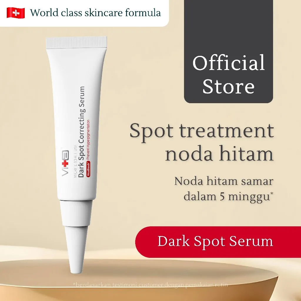 Swissvita Dark Spot Correcting Serum 15gr | Noda gelap | Flek hitam | Bekas Jerawat PIH | Warna Kulit Tidak Merata | Alcohol Free | Fragrance Free
