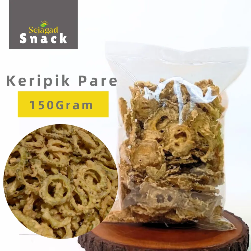 TheSehat Keripik Pare Krispi Cemilan Gurih Kripik Pare Crispy 150gr