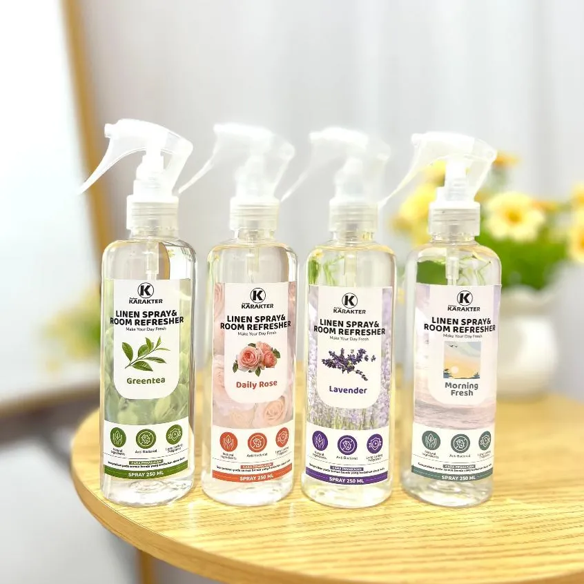 Parfum Linen Spray | Pengharum Linen / Ruangan / Kamar / Sofa /  Premium Anti Bakteri Tahan Lama | Bisa COD | Kemasan 250ml