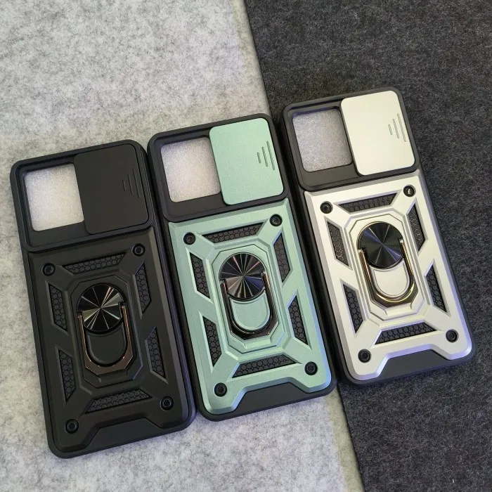 Realme C30 - C30s - Narzo 50i Prime - SGFlip Ring Flip Lens Armor Case