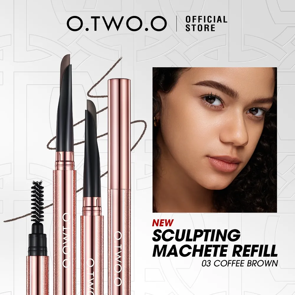 Haute Series O.TWO.O Sculpting Machete Eyebrow Pencil Waterproof Long Lasting Create Silky Wild Eye brow Makeup
