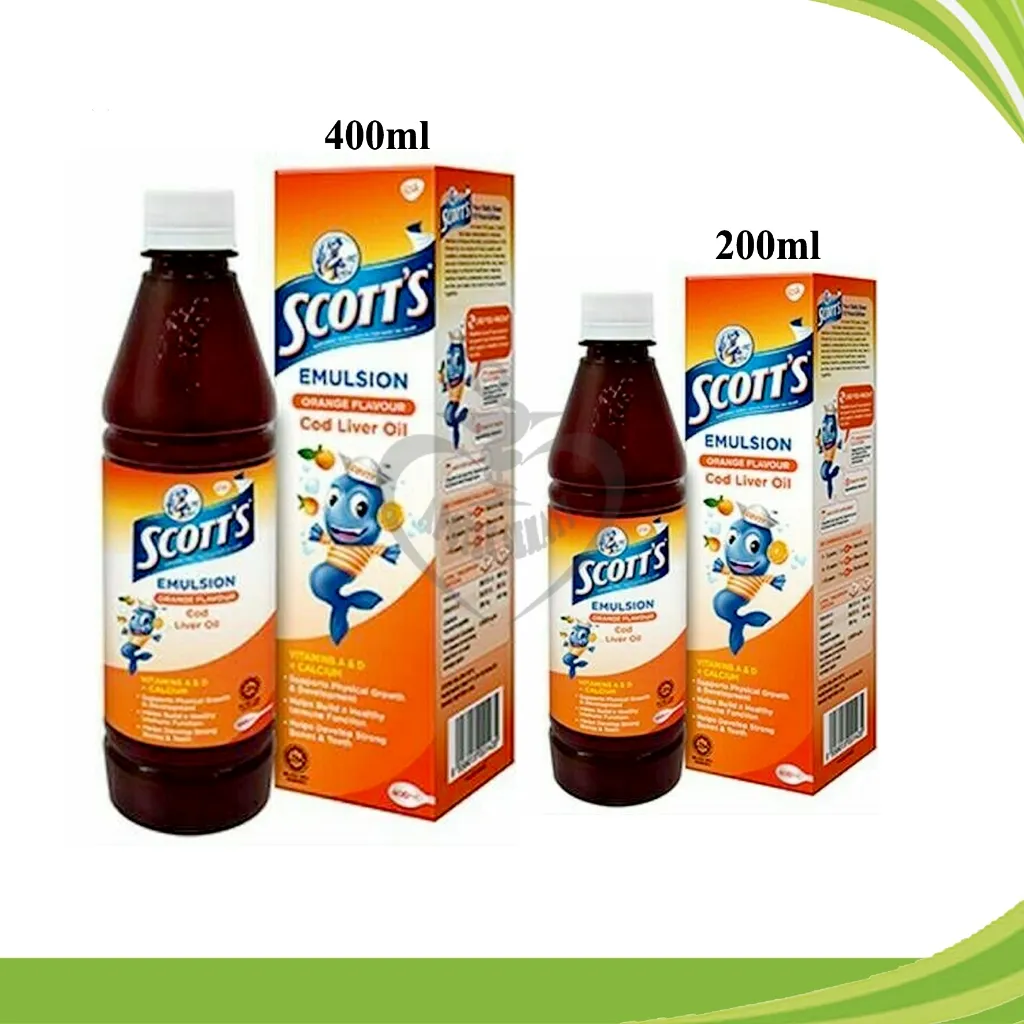 SCOTTS SCOOT VITA EMULSION 200ML MINYAK IKAN OMEGA 3