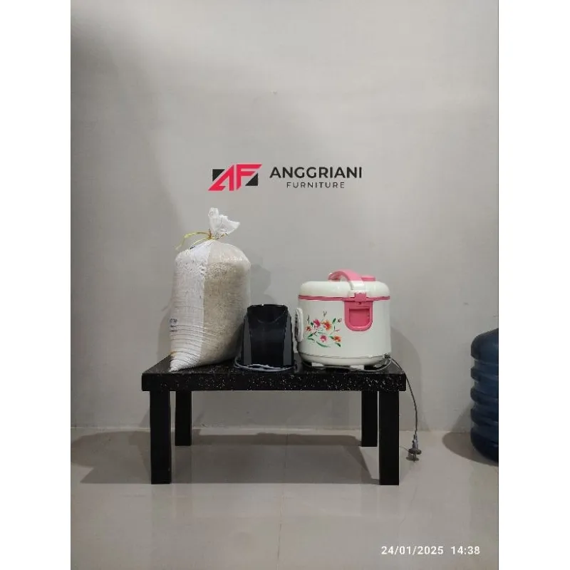 Meja Multifungsi Motif Granit Meja Galon Dispenser Magicom Mejikom Multifungsi