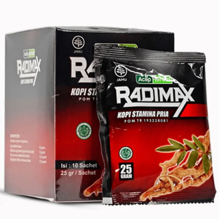 KOPI RADIMAX ISI 10 SACHET SUDAH BPOM & HALAL