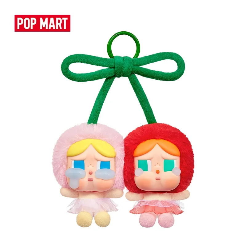 POP MART CRYBABY Crying For Love Series - Vinyl Plush Hanging Card (Love You Cherry Much)