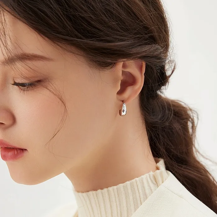 ARSIS Anting model minimalis Desain kelas atas Wanita Sehari-hari Tombol telinga