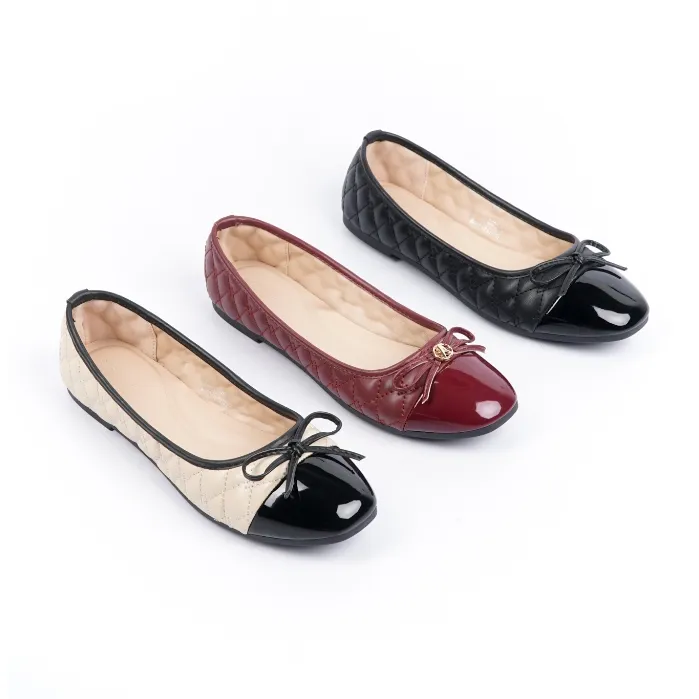 Blow Edni Flats Shoes Sepatu Hitam Wanita Balet Women Shoes BLNW 0073