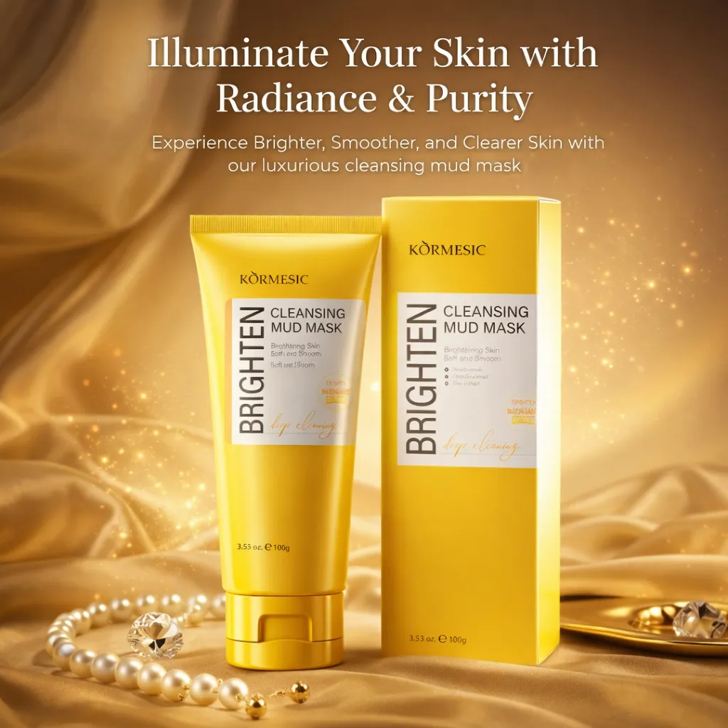 Kormesic Niacinamide Clay Mask untuk Kulit Cerah & Minyak Terkontrol