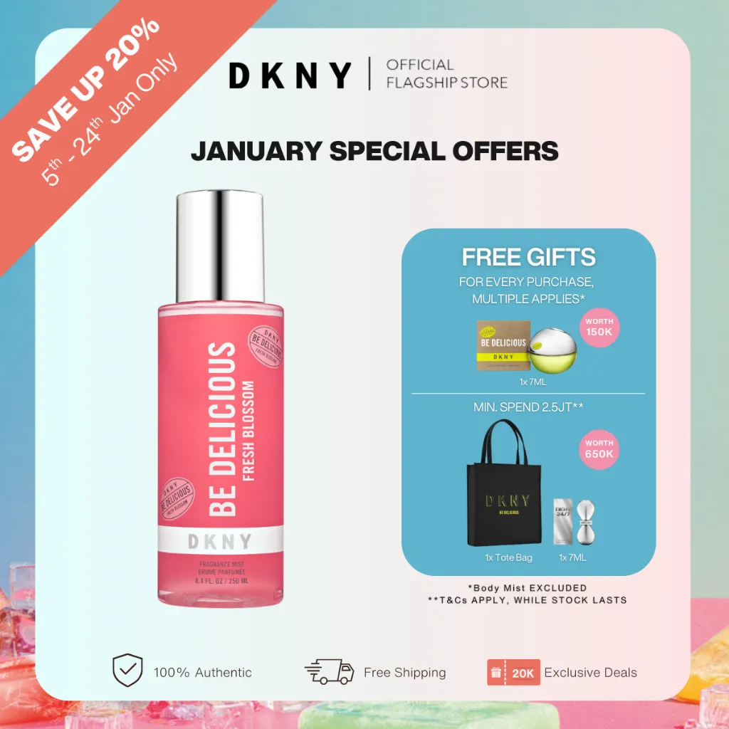 DKNY Be Delicious Fresh Blossom Body Mist 250ml - Body Mist Wanita