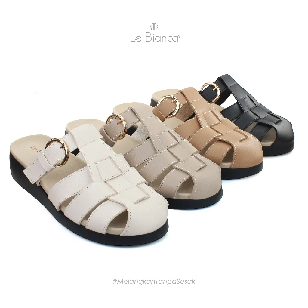 Le Bianca ALY 15-01 Sepatu Sendal Wanita Bustong Mules Gesper