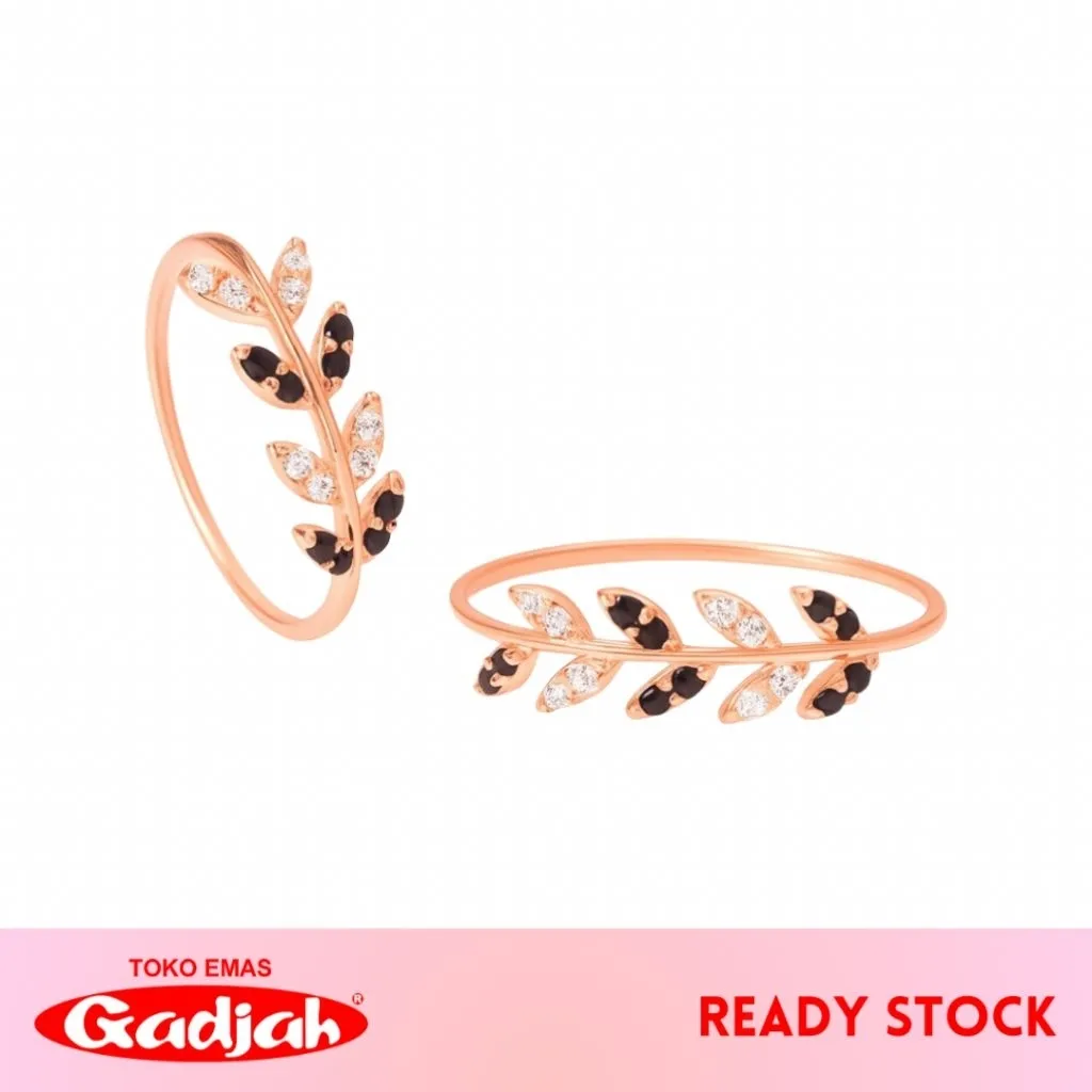 Cincin Emas Valleria Leaf Gold Ring - Toko Emas Gadjah