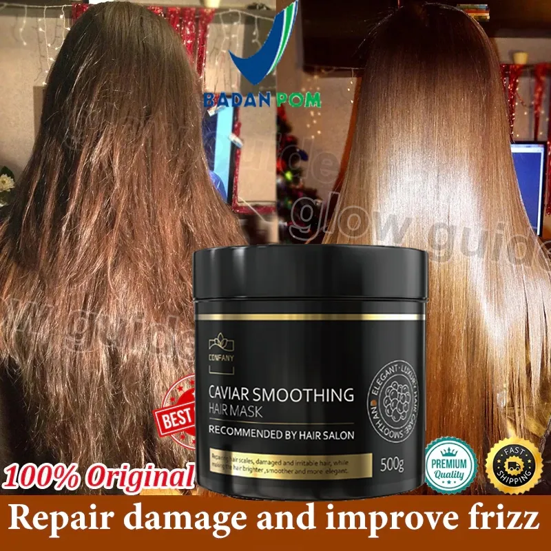 Bpom Masker Pelurus Rambut Keratin Pelurus Rambut Permanen Hair Treatment Masker Rambut Memperbaiki rambut kering dan rusak