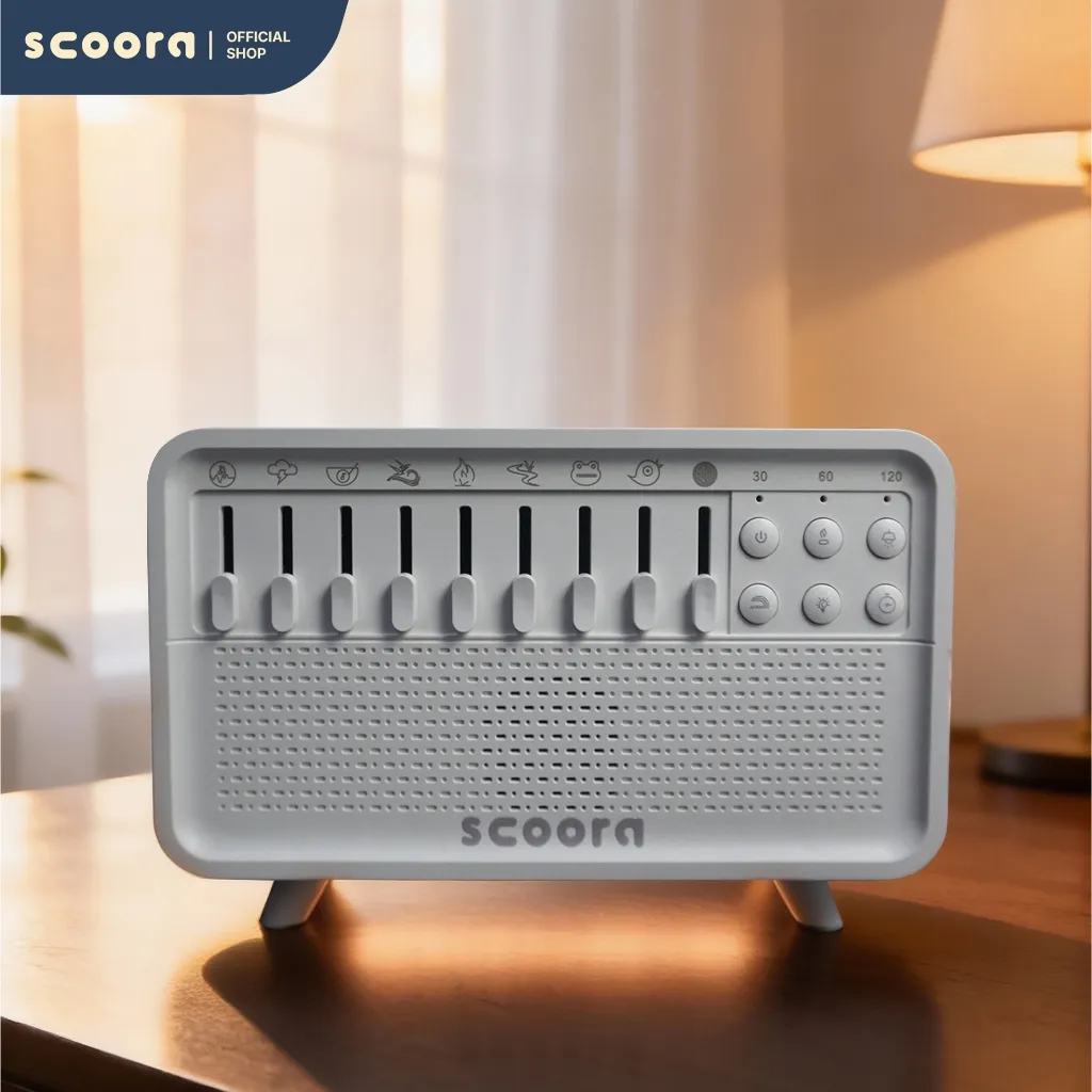 SCOORA ZEFIR Dream Whisper White Noise Humidifier Diffuser With Speaker Bluetooth