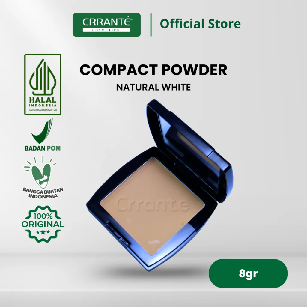 Crrante Compact Powder Natural White 14gr