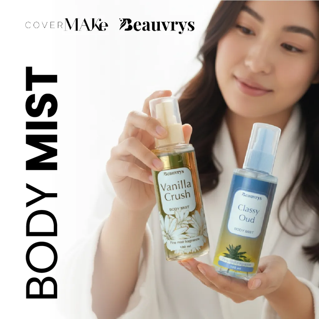 Covermake X Beauvrys Body Mist Wangi Segar