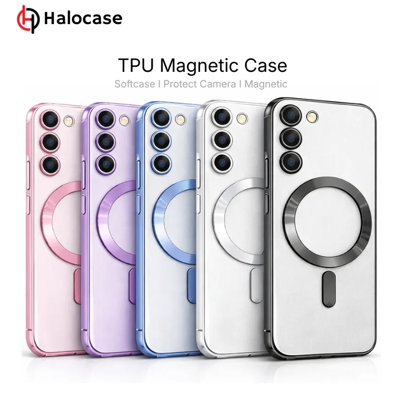 Softcase for Samsung A16 A26 A36 A56 A15 A25 A35 A55 A14 A24 A34 A54 A07 A17 4G 5G TPU Magnetic case with Lens Protector Kamera