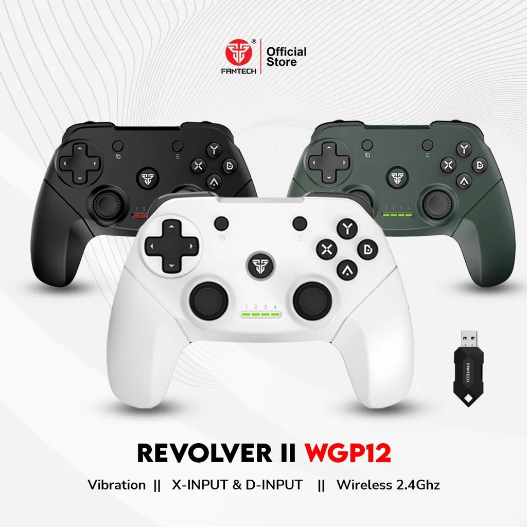Fantech REVOLVER II WGP12 Wireless Gaming Controller Gamepad Joystick USB