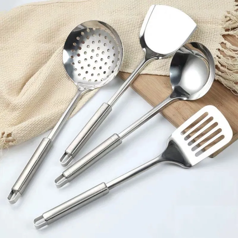 Spatula Set Stainless Isi 4 Pcs - Kitchen Tools Peralatan Untuk Masak