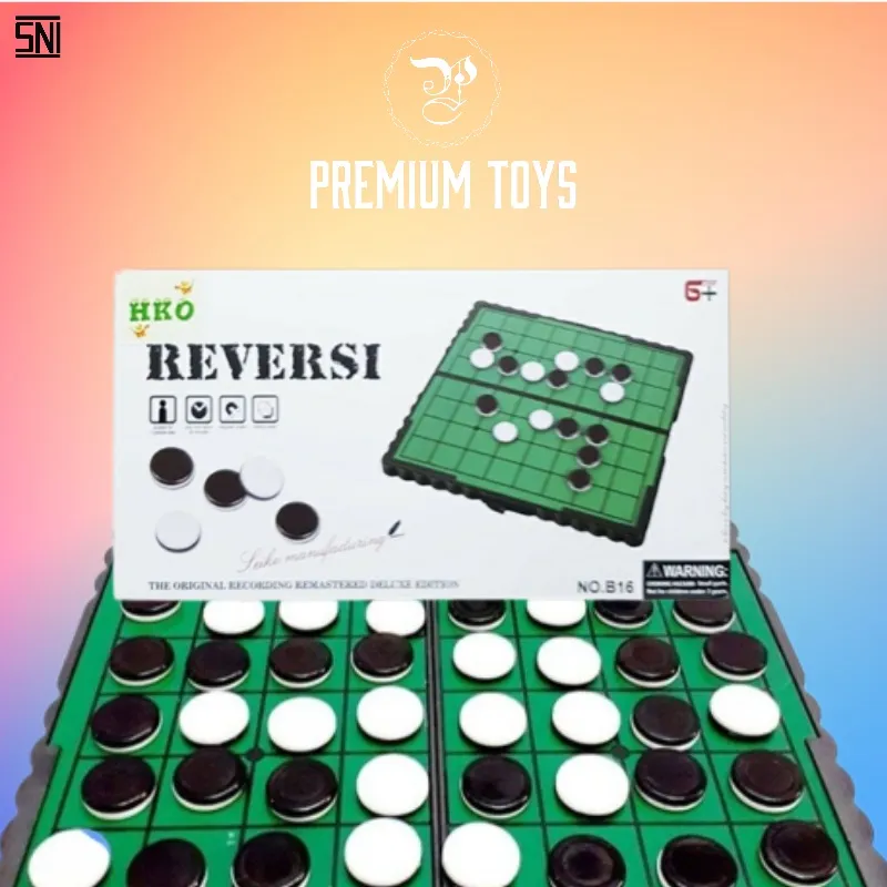 REVERSI OTHELLO - MAINAN BOARD GAME FAMILY TIME MAGNET