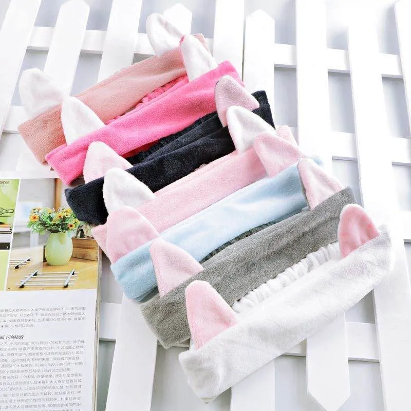 Bandana Bando Motif Kuping Hairband Korea Lucu Kucing Bando Headband