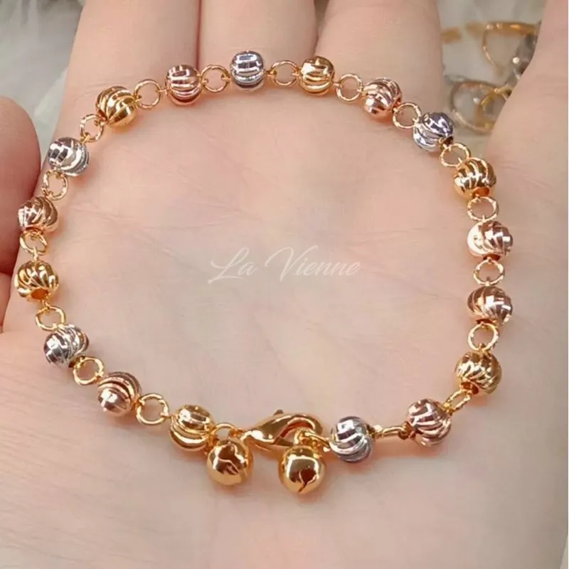 La Vienne - Clarinda - Gelang  Rantai Tangan Titanium Wanita Anti Karat - Perhiasan Perempuan Mewah Elegan