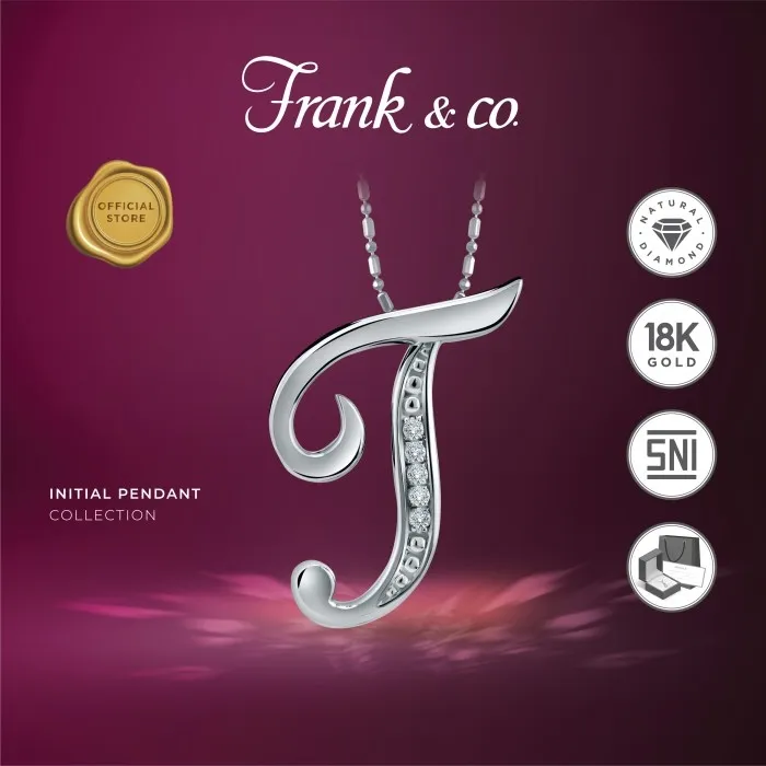 Frank & co. Alphabeth Series Pendant / Liontin