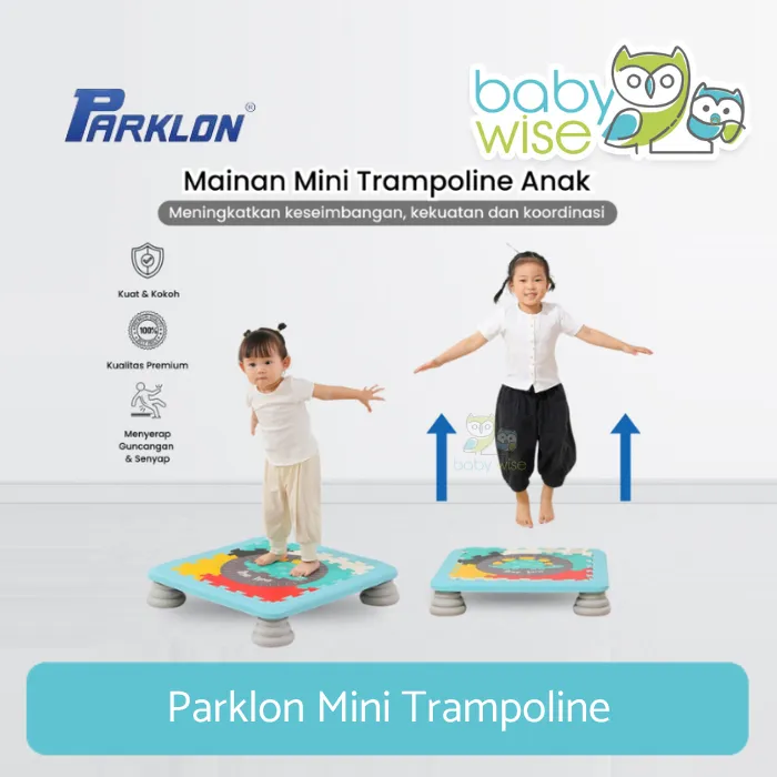 Parklon Mini Trampoline - Mainan Anak/Trampoline Anak/Mainan Lompat/Mainan Anak Indoor Outdoor