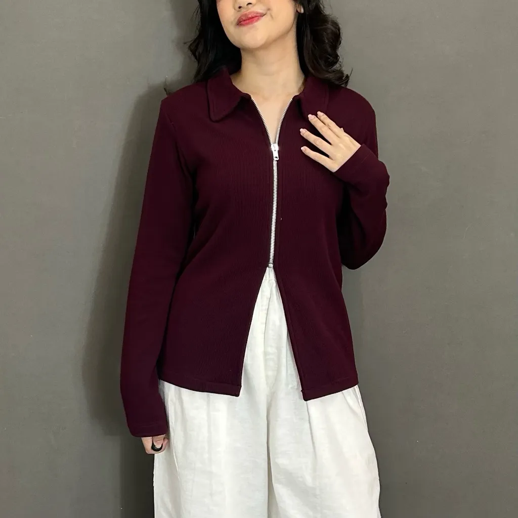 ByNeeth Ziva Top - Knit Top - Atasan wanita - Top fit body - Atasan Slimfit
