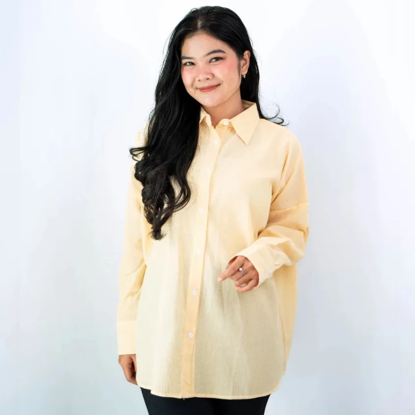 Kemeja Cala Stripes (Oversize) - CALAMBY