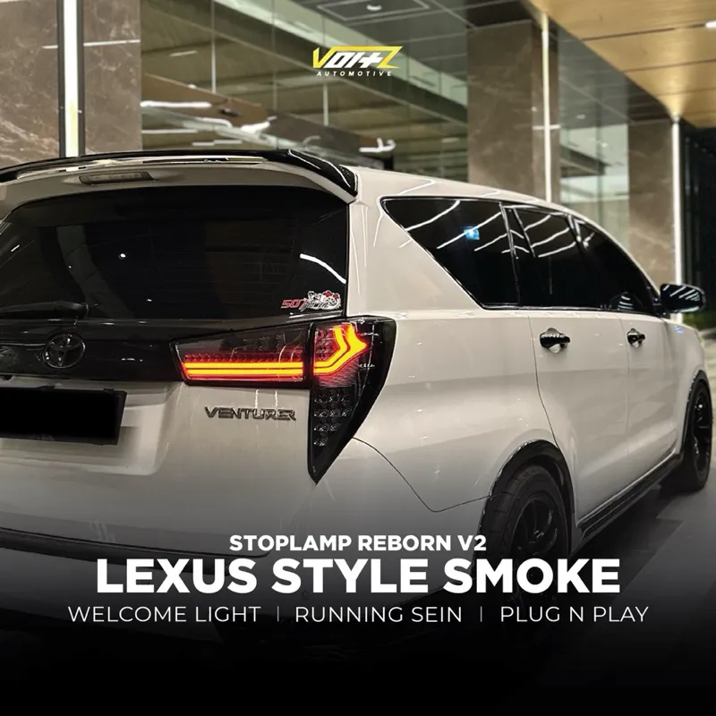 Stoplamp LEXUS V2   innova reborn lampu aftermarket untuk innova reborn LED sein running,sudah plug n play, lampu variasi mobil innova , lampu innova reborn